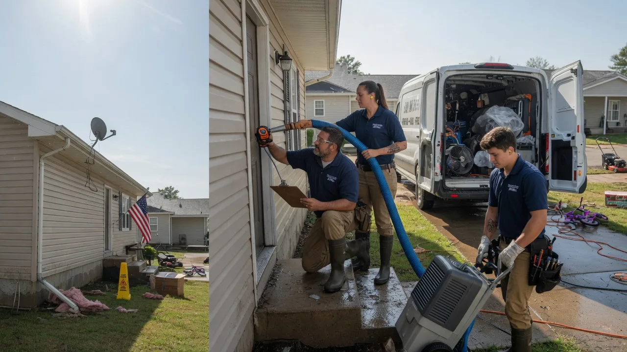 Ceiling Water Damage Restoration in Tioga, ND near me